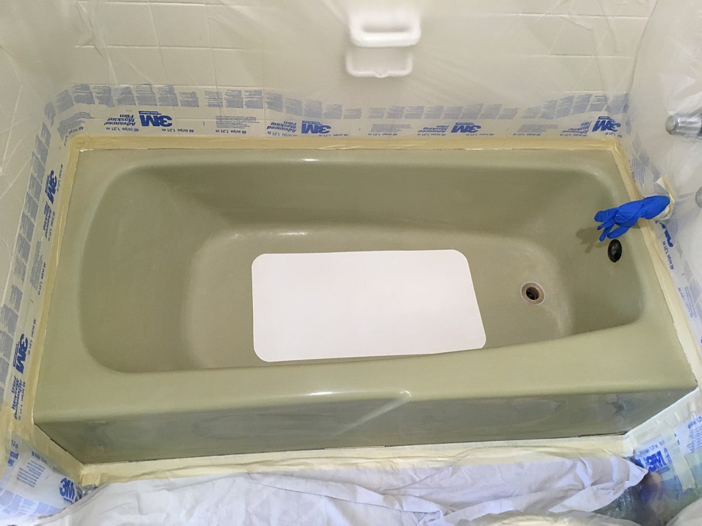 Bathtub before